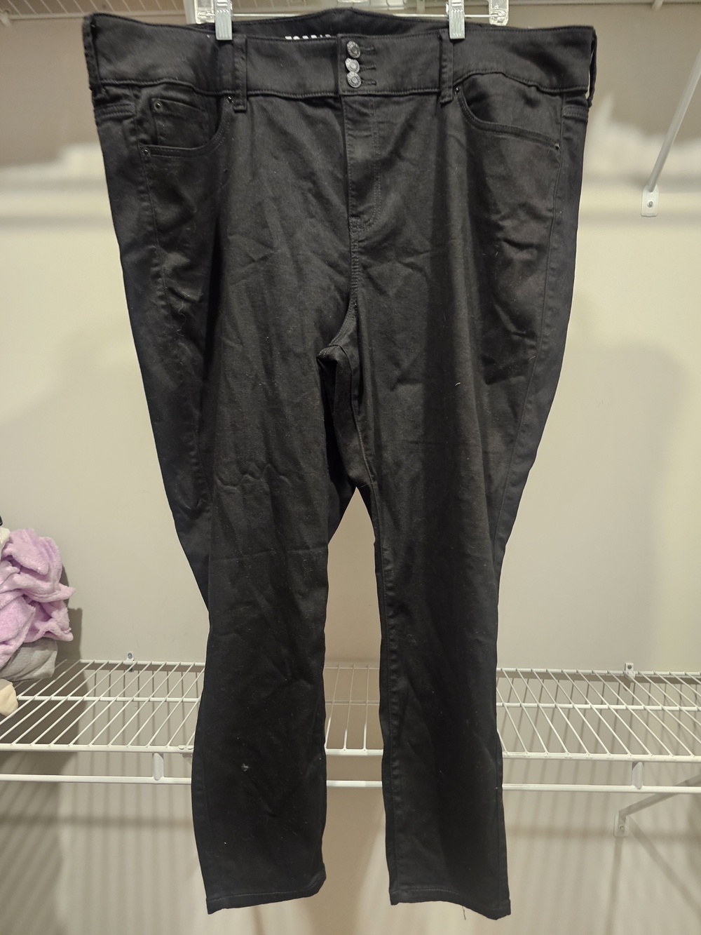 torrid Black High-Rise Jeggings with Button Fly